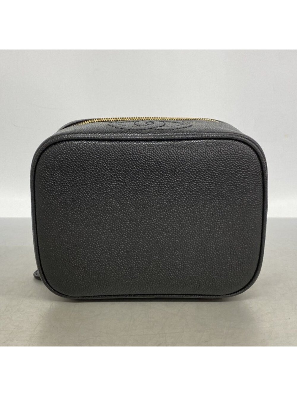 Chanel Vanity Bag Caviar Leather Black Gold - Picture 3 of 9